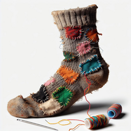 Darned.sock