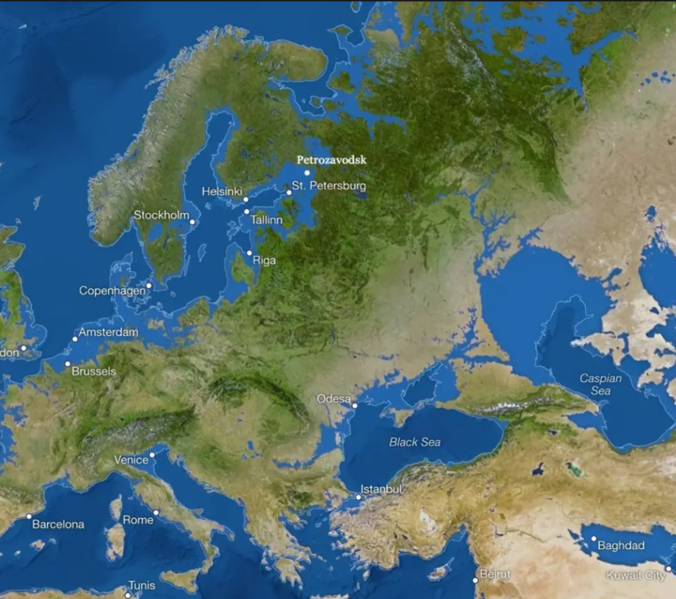 Россия после всемирного потопа. Как она будет выглядеть | Пикабу
