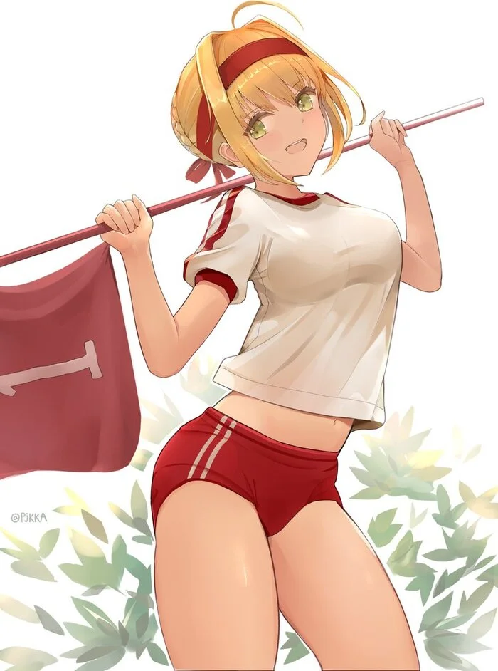 Glutton Saber - Anime, Anime art, Art, Fate, Saber