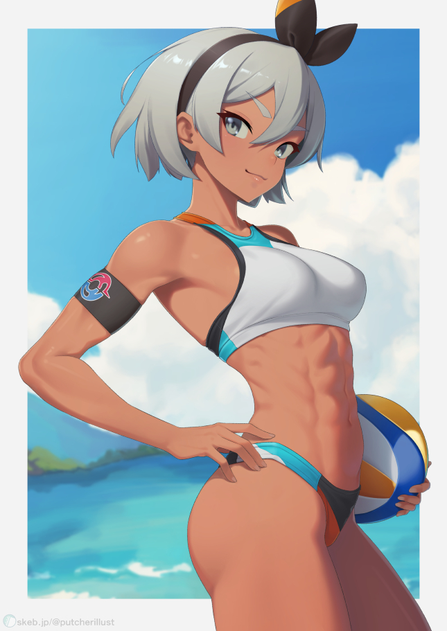 Bea - NSFW, Anime Art, Аниме, Игры, Pokemon Sword and Shield, Покемоны, Bea