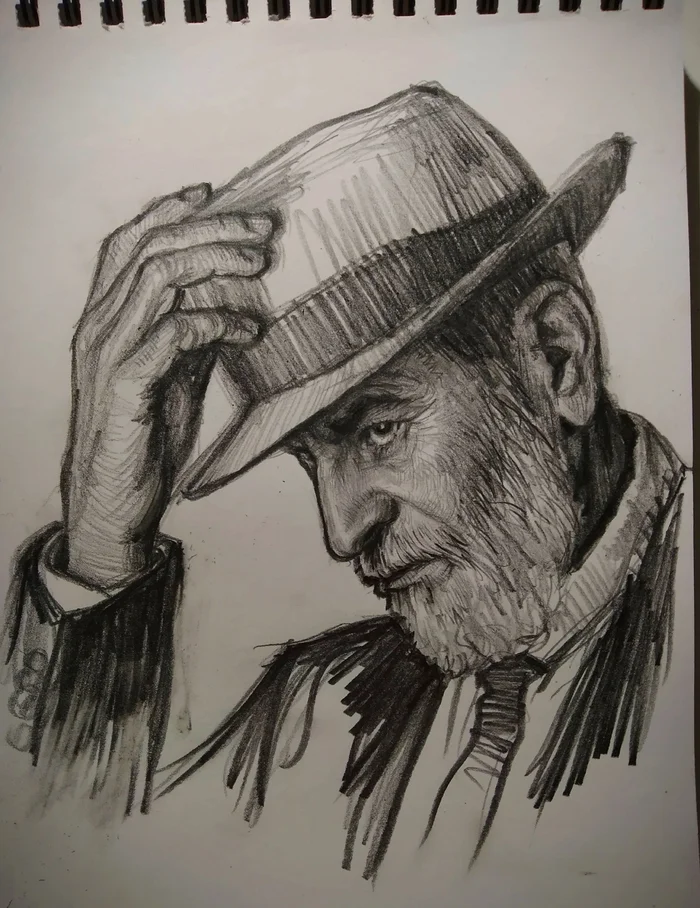Pencil sketch - Pencil drawing, Traditional art, Drawing, My