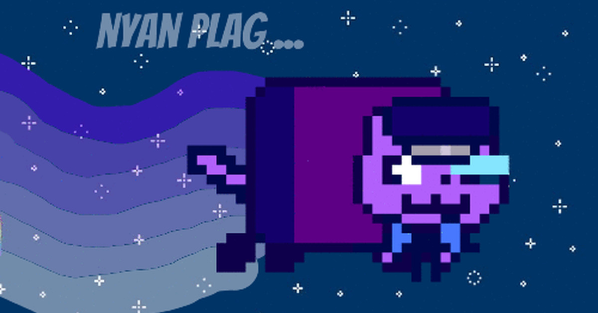 Nyan plag - Nyan cat, Plagas, GIF