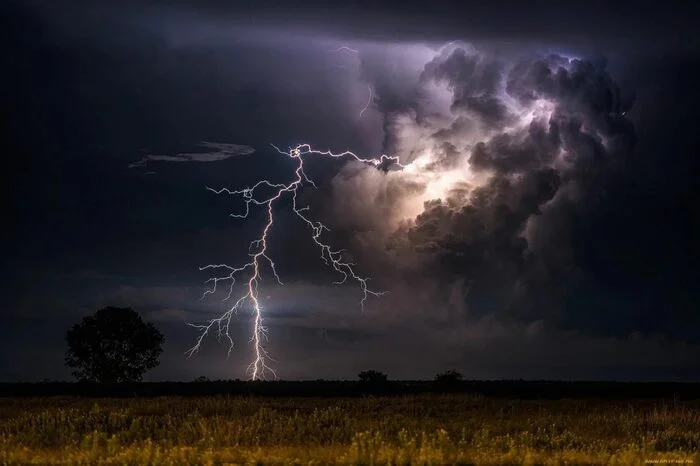 Ball lightning - My, Childhood memories, Habits, Thunderstorm, Ball lightning, Lightning, Childhood, Memories, Childhood in the USSR, Childhood of the 90s, Memory, Grandmother