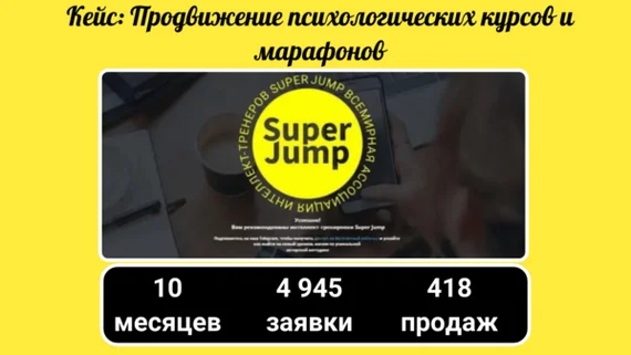 We launched an advertisement to promote psychological courses and received 17,556,000 rubles - Marketing, Promotion, contextual advertising, Advertising, VKontakte (link), Longpost, Telegram (link)