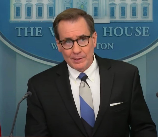 Выступление Джона Кирби перед журналистами 15 февраля.