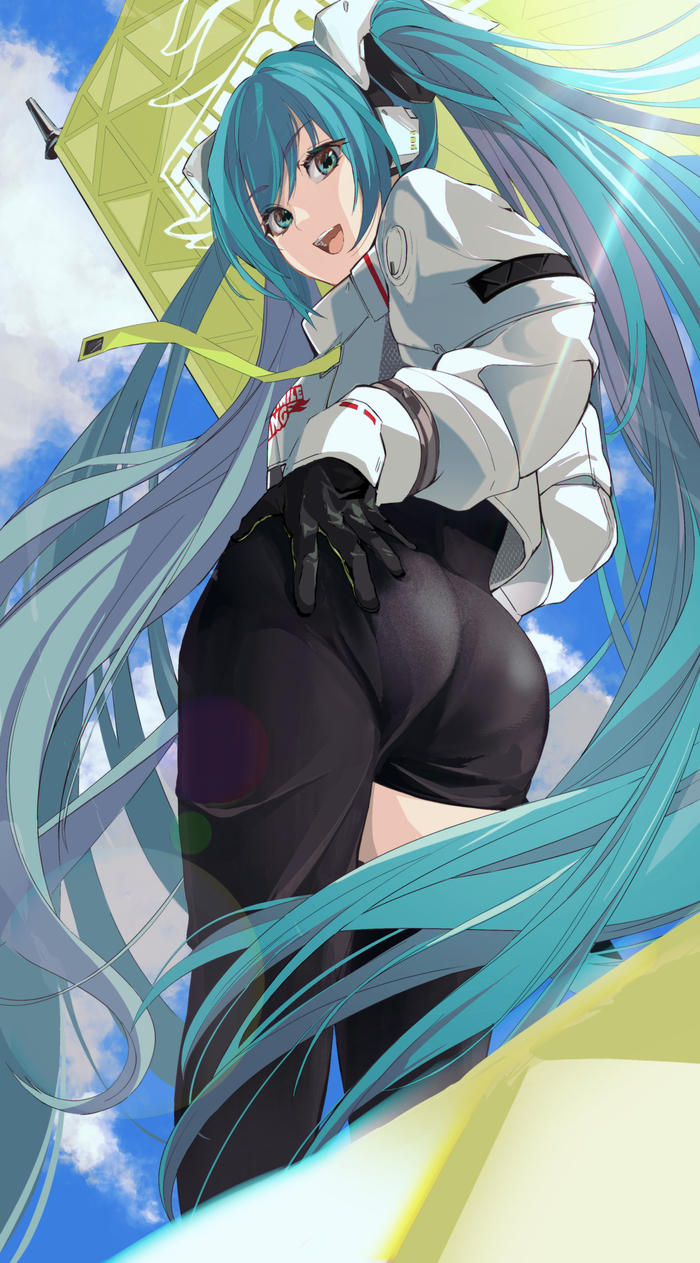 Hatsune miku #091 , Anime Art, Hatsune Miku,  , Vocaloid, Racing Miku, , 