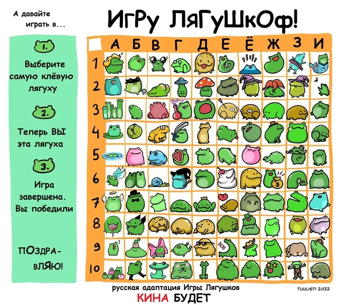 Про игру, мои чуваки - Комиксы, Кина будет, Среда, Лягушки, Tuulisti