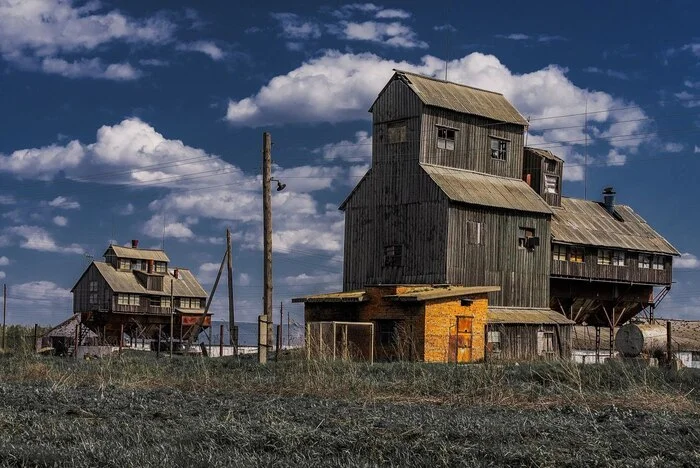 I haven't posted photos for a long time - My, The photo, Omsk region, Granary, Village, Village