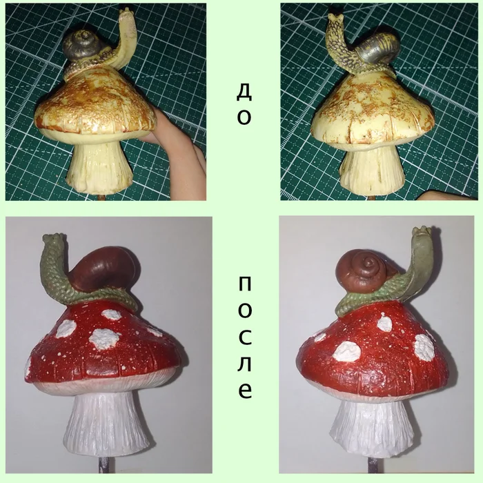 Restoration of figurines from the dacha - My, Polymer clay, Dacha, Statuette, Longpost, Restoration