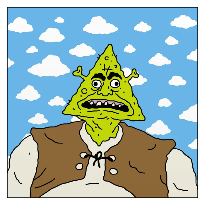 Shriangle - My, Shrek, Images, Drawing, Painting, Art
