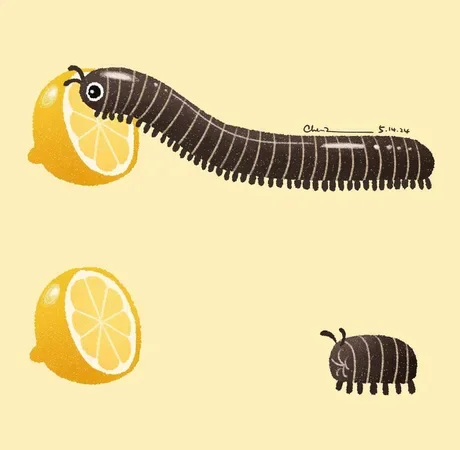 Kikhlinkoe - Images, Centipede, Lemon, Kislyatin, Big size, Small size
