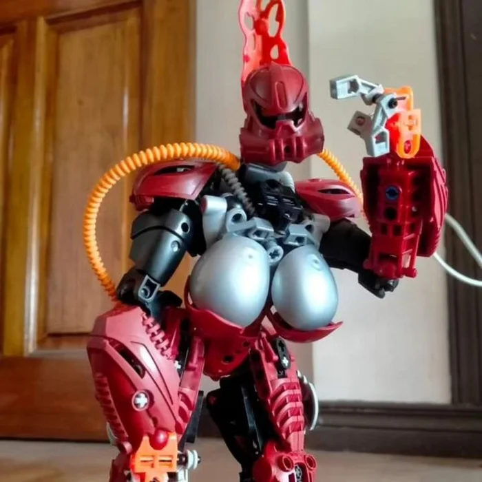 - And my grandfather saw Bionicle with boobs! - Humor, Toys, Childhood, Grandfather