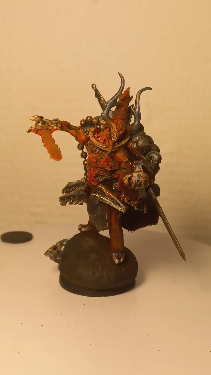 Homemade Bloodletter of Khorne - My, Warhammer 40k, Warhammer, Khorne Bloodletters, Longpost