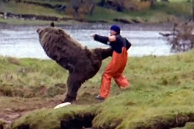 A karate master won a fight with a huge bear by punching the beast in the face twice - Master, Karate, The Bears, Attack, The fight, Fighters, Survival, Skirmish, The photo, Link, Japan