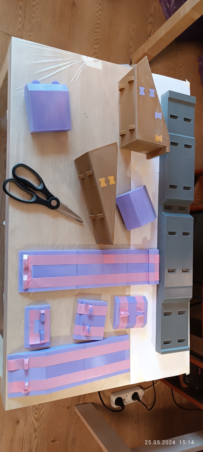 Детали готовы к грунту на 2 слоя как по технологии.