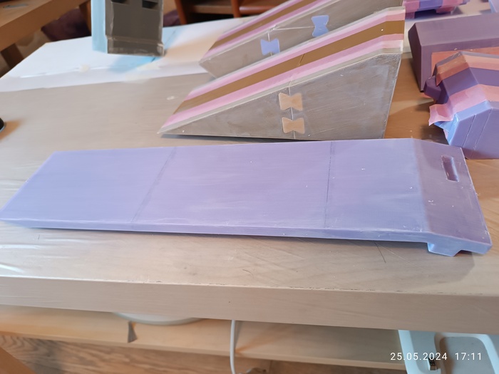 Два слоя высохли