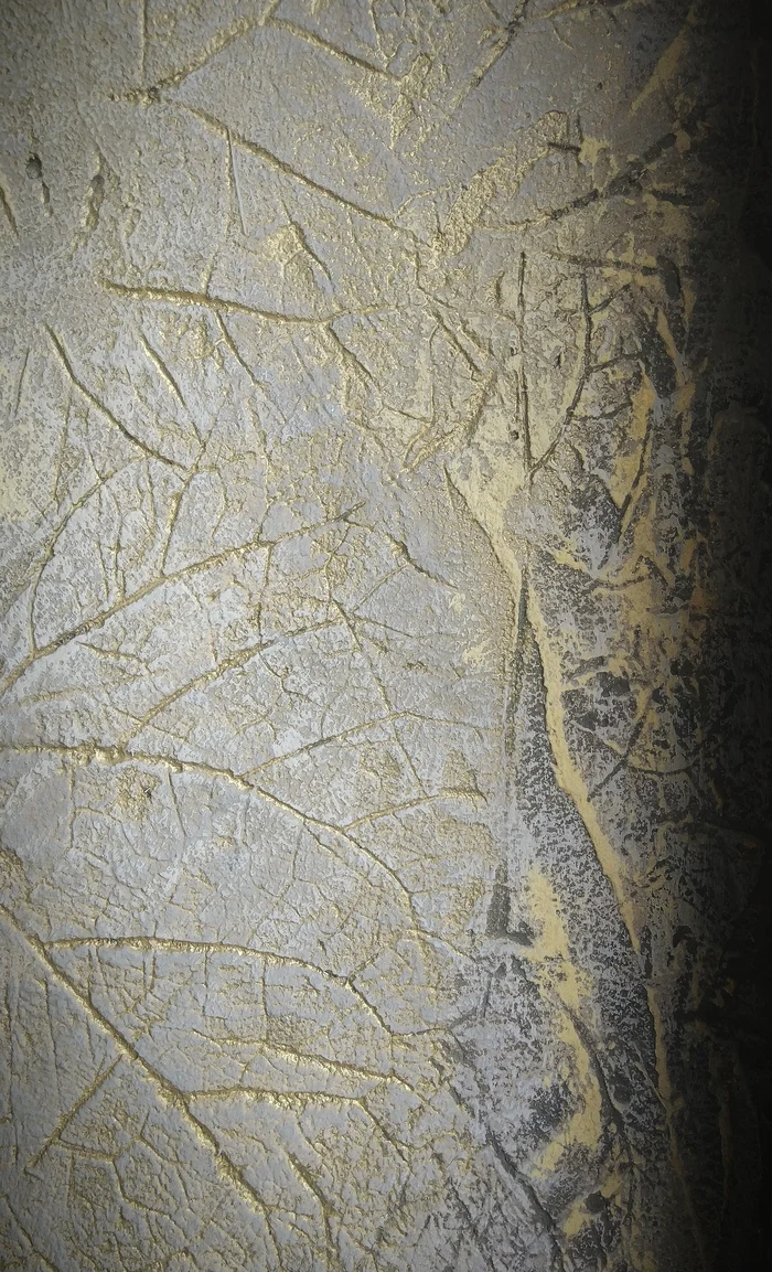 Plaster - My, Decorative plaster, House, Burdock, Impression