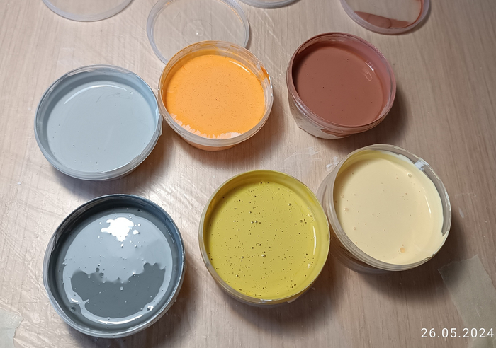 Следующие цвета вышли