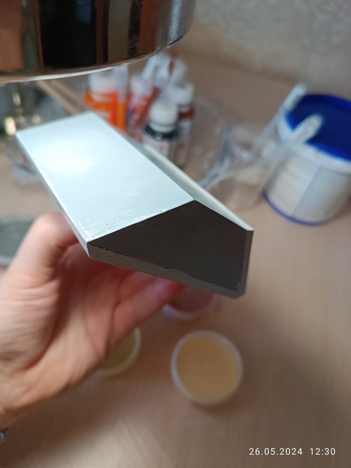 После сушки и второго слоя.