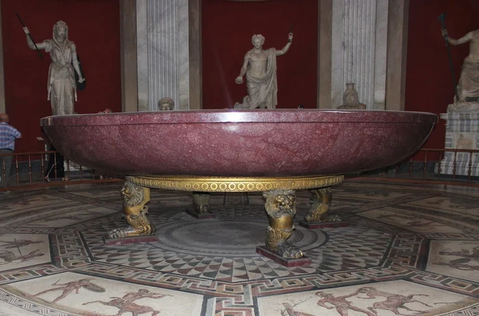 Porphyry bowl - the largest surviving bowl from antiquity - Ancient artifacts, Vatican, Antiquity, Ancient Rome, Longpost