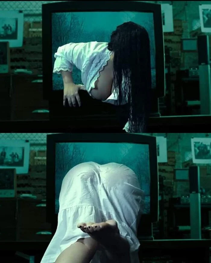 Bad takes from the movie The Ring - Humor, Call movie, Booty, Boobs