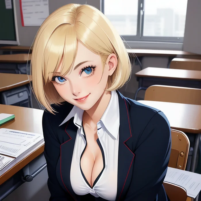 Good luck with your exams guys - Neural network art, Boobs, Anime, Anime art, Girls, beauty