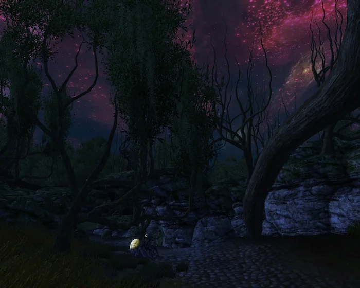 Night in Dementia - My, Bethesda, The elder scrolls, RPG, The Elder Scrolls IV: Oblivion, Tamriel, Cyrodile, Shivering Isles, Night, Nostalgia, Screenshot, Longpost