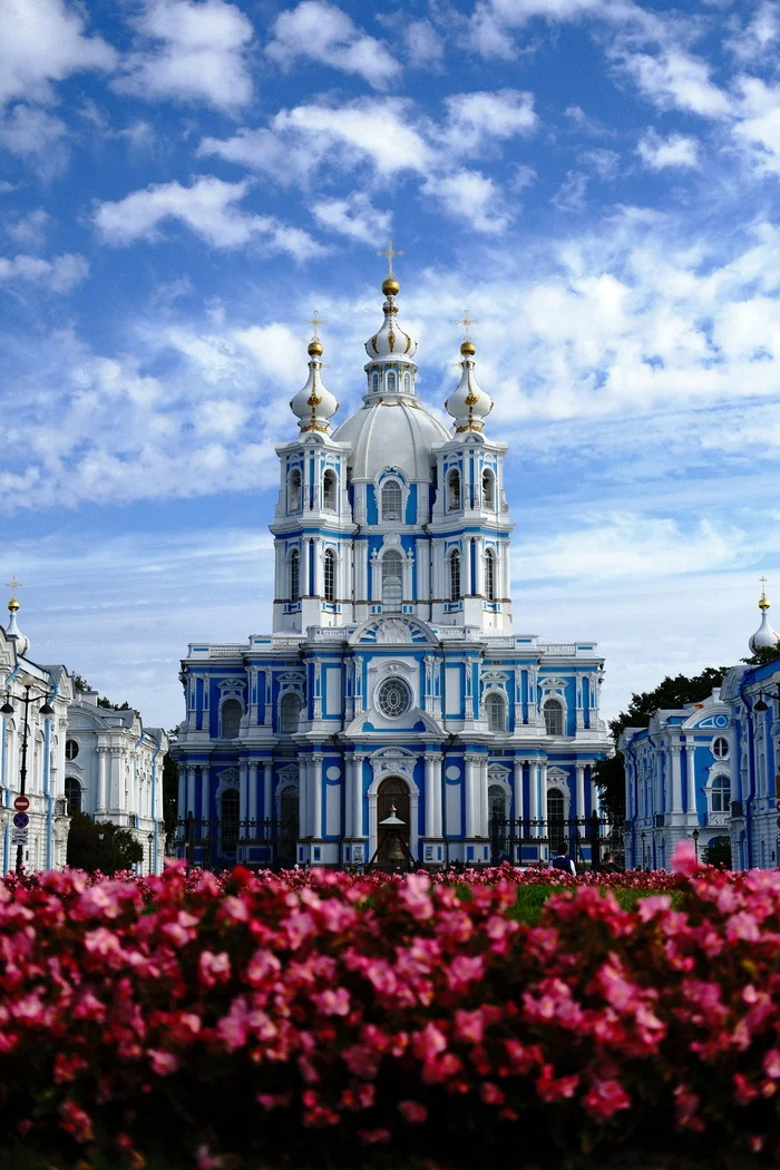 Smolny Cathedral St. Petersburg - My, The photo, Beginning photographer, Saint Petersburg, Smolny Cathedral, Fujifilm