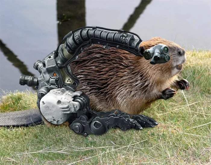 I present to you CyberKurwa! - My, Picture with text, Memes, Humor, Cyberpunk, Beavers, Curva, beaver whore