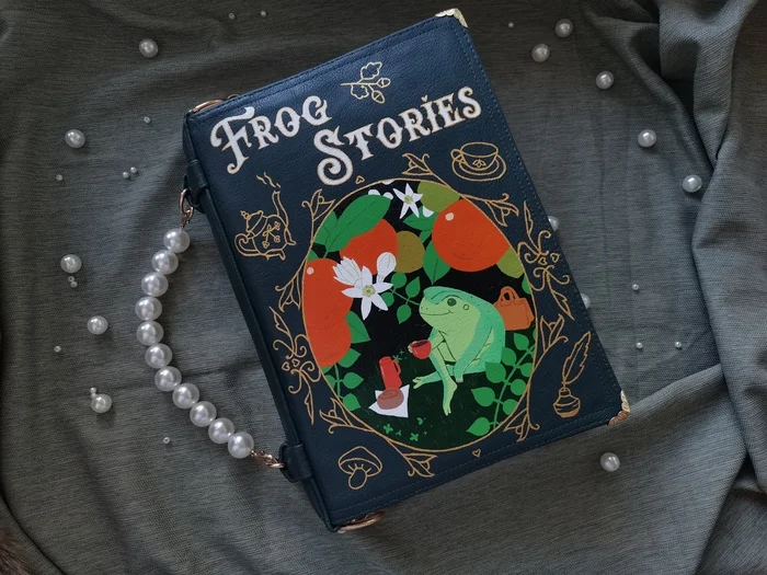 Frog stories - My, Сумка, Needlework without process, Accessories, Handmade, Sewing, Frogs, It Is Wednesday My Dudes, Longpost