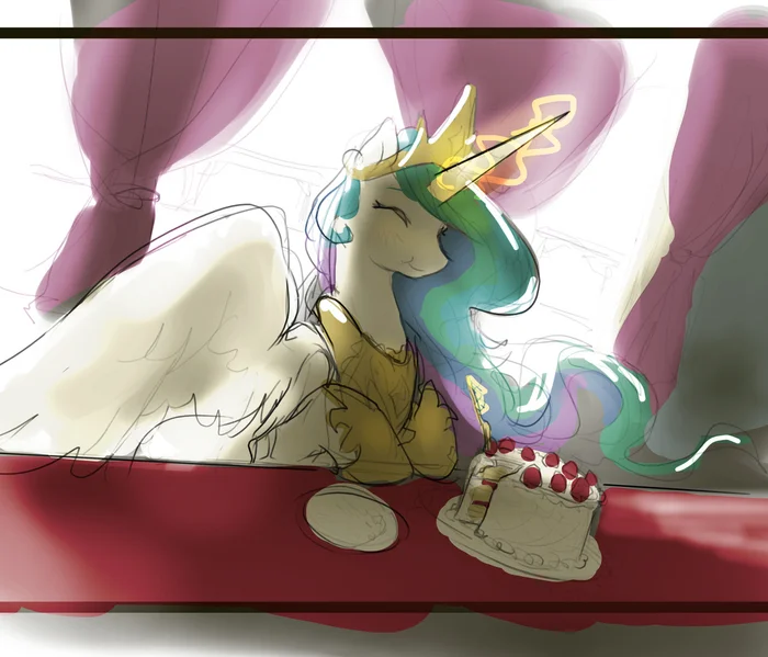 Cake - My little pony, Princess celestia