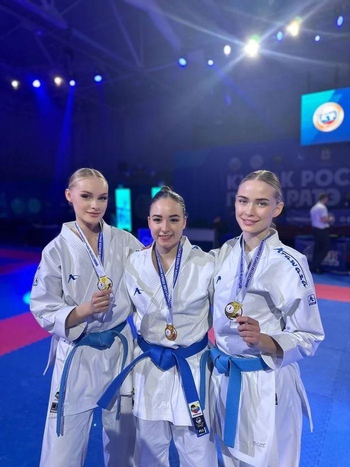 Karatekas - Girls, The photo, Sports girls, Longpost