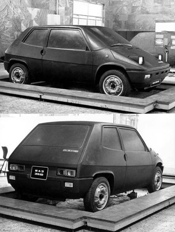 Model of the electric car VAZ-E1110. 1975 - Auto, Telegram (link), Electric car