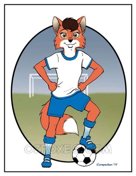 Football - Furry, Anthro, Furry fox, Football