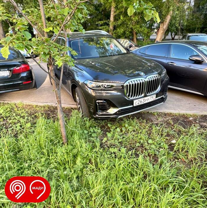 Since the beginning of the year, 25 thousand cases of parking on lawns have been identified in Moscow - My, Transport, Moscow, Auto, Driver, Parking, Неправильная парковка, Longpost
