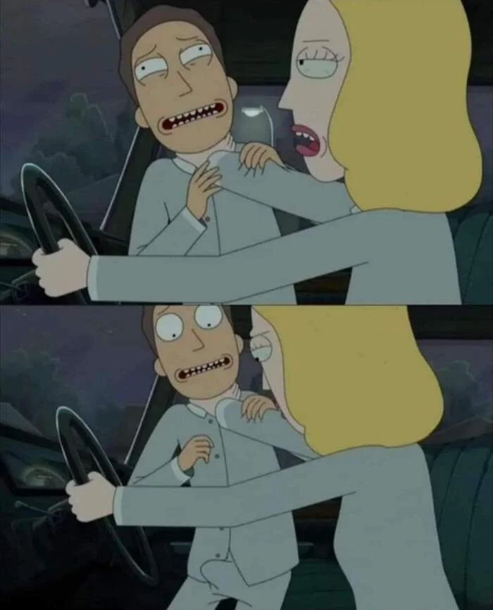 Rick and Morty - Fetishism, Strangulation