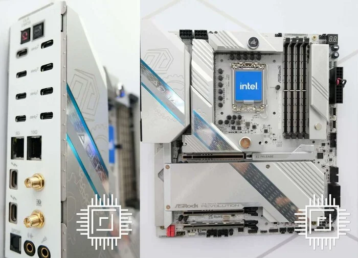 The next generation ASRock Z890 Taichi Aqua motherboard does not have a single USB Type-A port - Electronics, Computer hardware, Motherboard, Intel, Asrock, Chipset