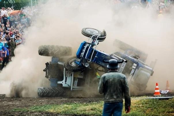 Tractor racing Bison Track Show in the Rostov region - Auto, Telegram (link), Tractor, Race, Longpost