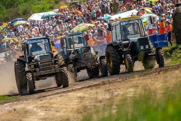 Tractor racing Bison Track Show in the Rostov region - Auto, Telegram (link), Tractor, Race, Longpost