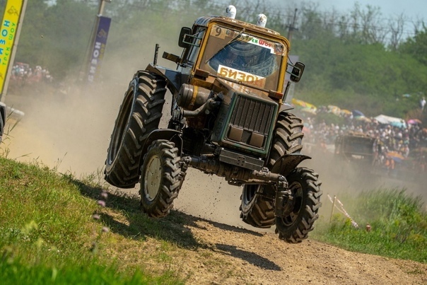 Tractor racing Bison Track Show in the Rostov region - Auto, Telegram (link), Tractor, Race, Longpost