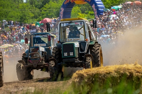 Tractor racing Bison Track Show in the Rostov region - Auto, Telegram (link), Tractor, Race, Longpost