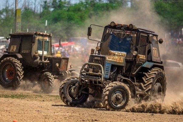 Tractor racing Bison Track Show in the Rostov region - Auto, Telegram (link), Tractor, Race, Longpost