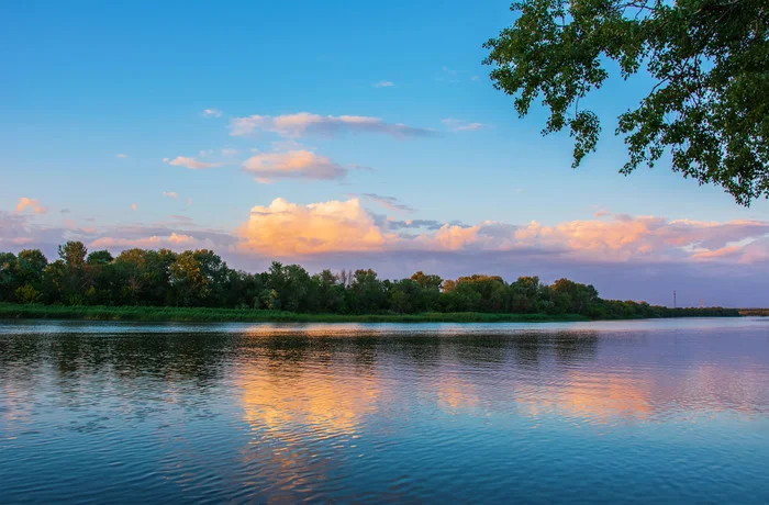Evening at Donets... - My, The photo, Nikon, Nature, Landscape, River, Sunset, Seversky Donets, Rostov region