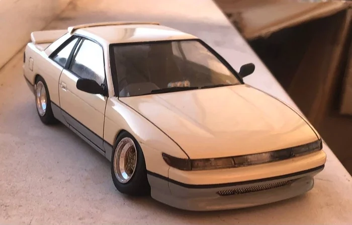 Nissan Silvia s13 1:24 tamiya - My, Jdm, Drift, Old school, Retro car