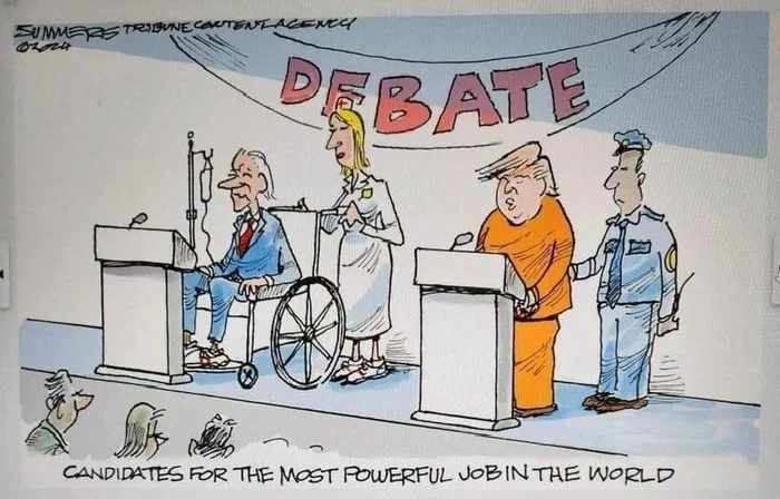 Debate - Picture with text, Politics, Elections, Joe Biden, Donald Trump