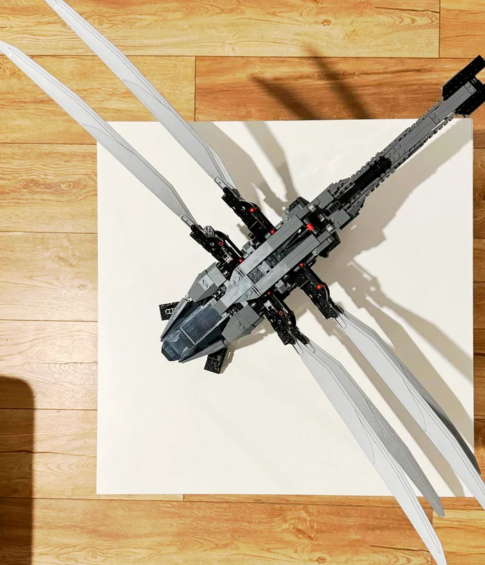 Хеликооптер, хеееликоптер - Моё, LEGO, Пятничный тег моё, Дюна, Орнитоптер, Дом Атрейдесов, Длиннопост, Серия О жизни