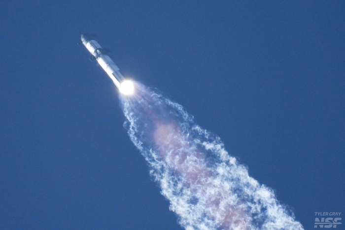 Starship Flight 2   max-Q. :    NSF.