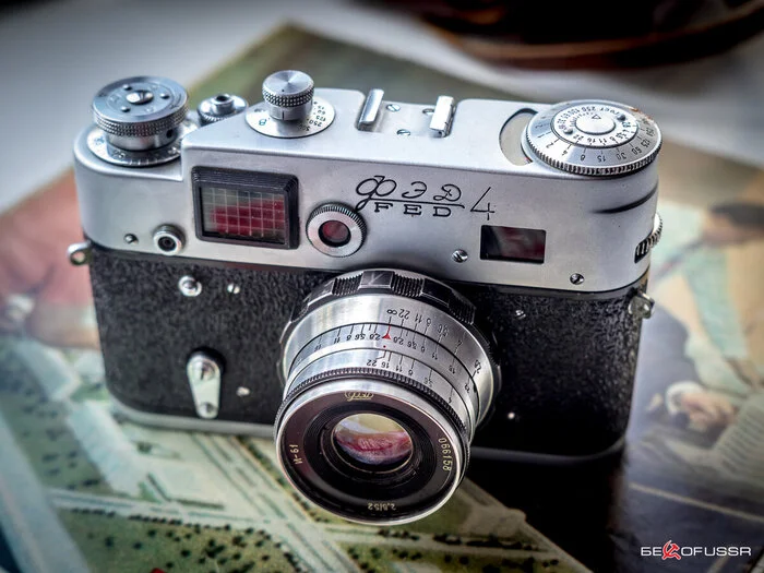 An infrequent Soviet rangefinder with a huge circulation. FED-4 - My, Collecting, Technics, Made in USSR, Camera, Longpost