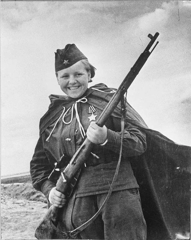 Sniper Maria Kuvshinova. Knight of the Order of Glory, 3rd degree, who destroyed several dozen German soldiers and officers - the USSR, Snipers, The Great Patriotic War, Military history, The Second World War, The soldiers, Heroes, Telegram (link)