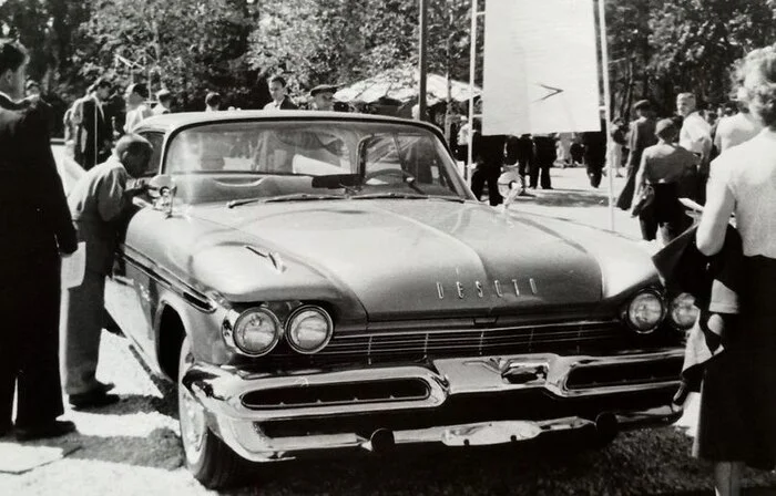 Exhibition of American cars in Moscow, 1959 - Auto, Telegram (link), Auto Exhibition, Longpost